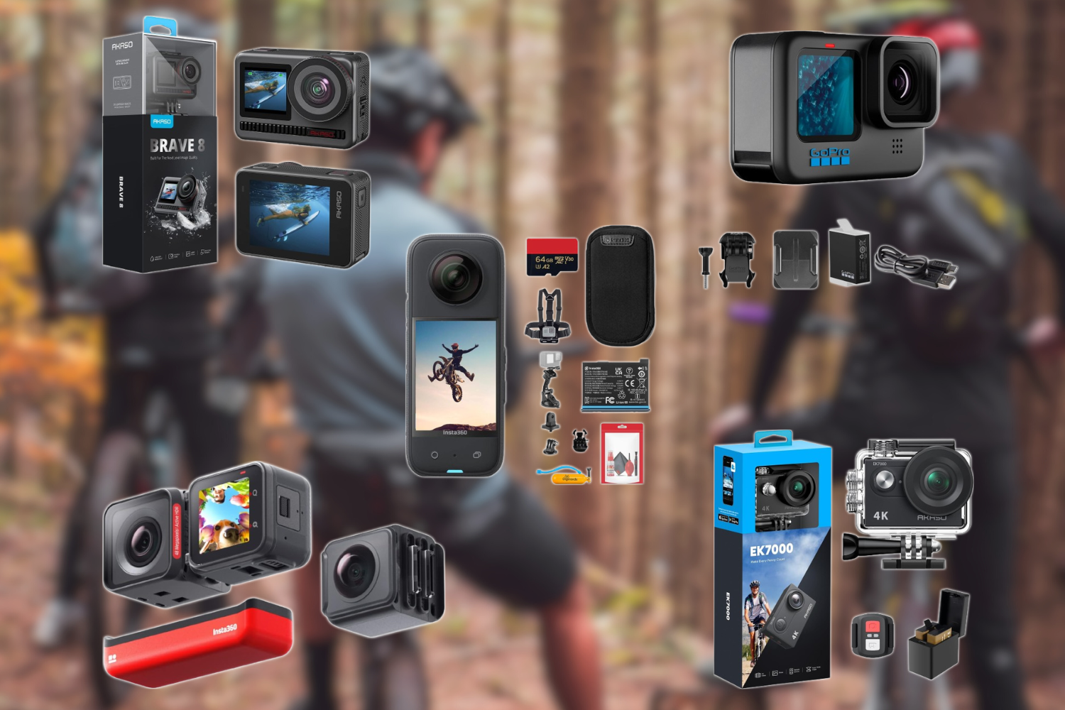 5 best mtb trail cameras for recording ride footage & data